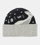 Loewe x Suna Fujita Whale wool-blend beanie