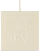 SANTOS.STUDIO SSENSE Exclusive White 'ANTI' Candle