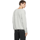 Random Identities Grey Wool Chain Crewneck