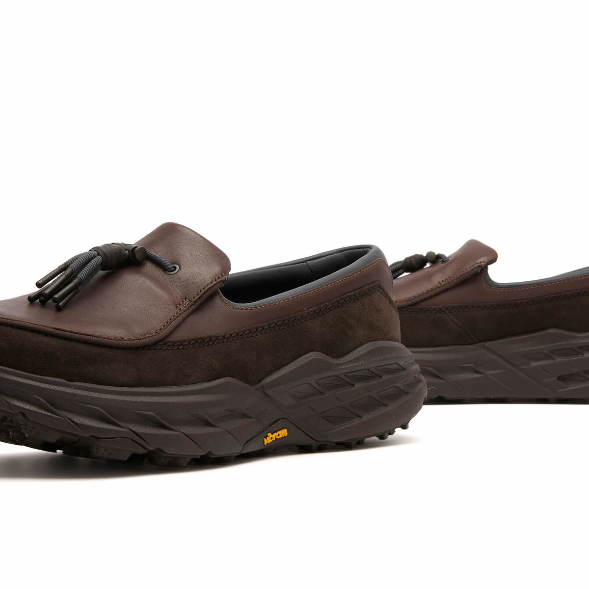 HOKA ONE ONE U Speed Loafer in Walnut/Cast Iron