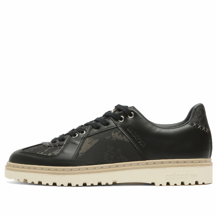 Photo: END. x Adidas x Labrum BW Army Sneaker in Core Black/Wonder Beige/Cloud White