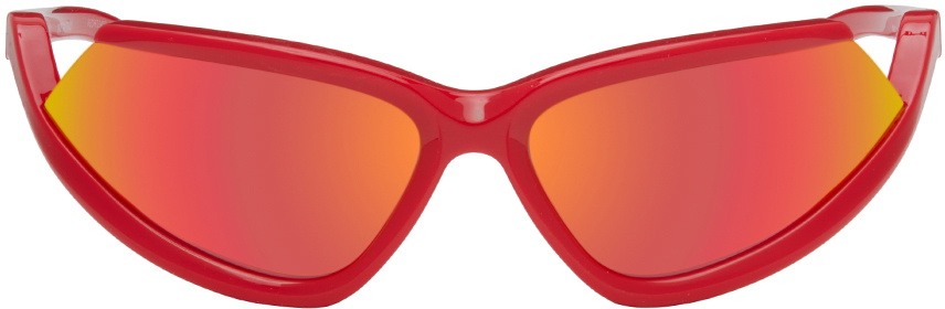 Balenciaga Red Side Xpander Sunglasses Balenciaga
