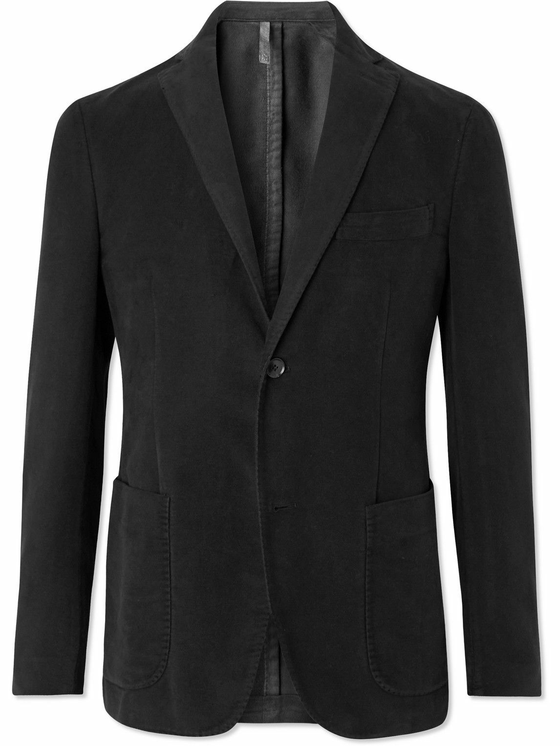 Incotex - Cotton-Moleskine Blazer - Black Incotex