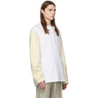 Fear of God White and Beige Long Sleeve Henley