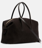 DeMellier Stockholm Midi suede top-handle bag