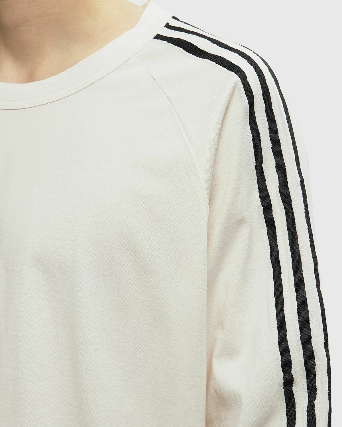 Y-3 RE 3S LONG SLEEVE TEE White Mens Longsleefe