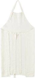 Tekla Off-White Linen Apron