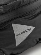 And Wander - Sil Logo-Print Ripstop Belt Bag