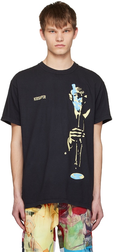 Photo: KidSuper Black Jazz Club T-Shirt