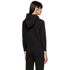 Helmut Lang Black Shrunken Hoodie