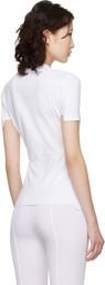 VETEMENTS White Cut-Up Baby T-shirt