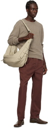 LEMAIRE Taupe Large Soft Game Bag