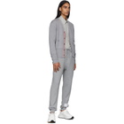 Thom Browne Grey 4-Bar Solid Stripe Shirt