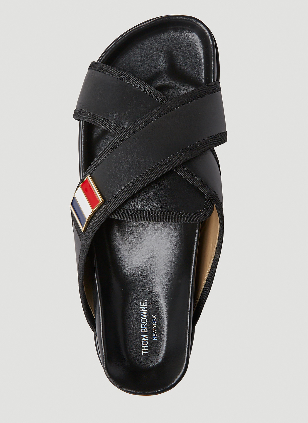 THOM BROWNE フラット　サンダル Thom Browne Criss Cross Sandals Thom Browne
