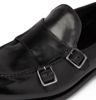 OFFICINE CREATIVE - Ivy Leather Monk-Strap Shoes - Black