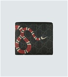Gucci - Kingsnake print GG Supreme wallet