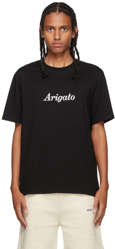 Photo: Axel Arigato Black Script Logo T-Shirt