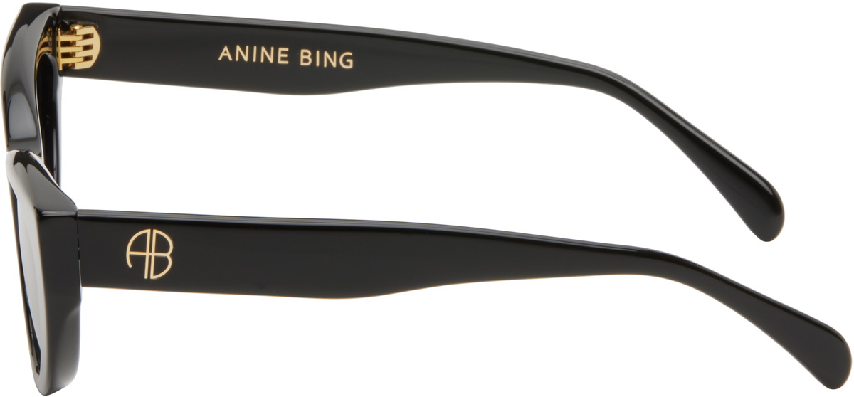 ANINE BING Black Cannes Sunglasses