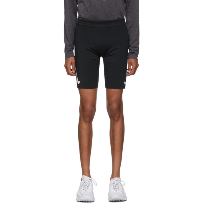 Photo: Nike Black Aeroswift Half Length Running Shorts