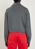 Versace Panelled Wool-blend Jacket Grey