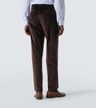 Canali Cotton corduroy straight pants