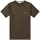 Norse Projects Men's Johannes Standard Logo T-Shirt in Beech Green