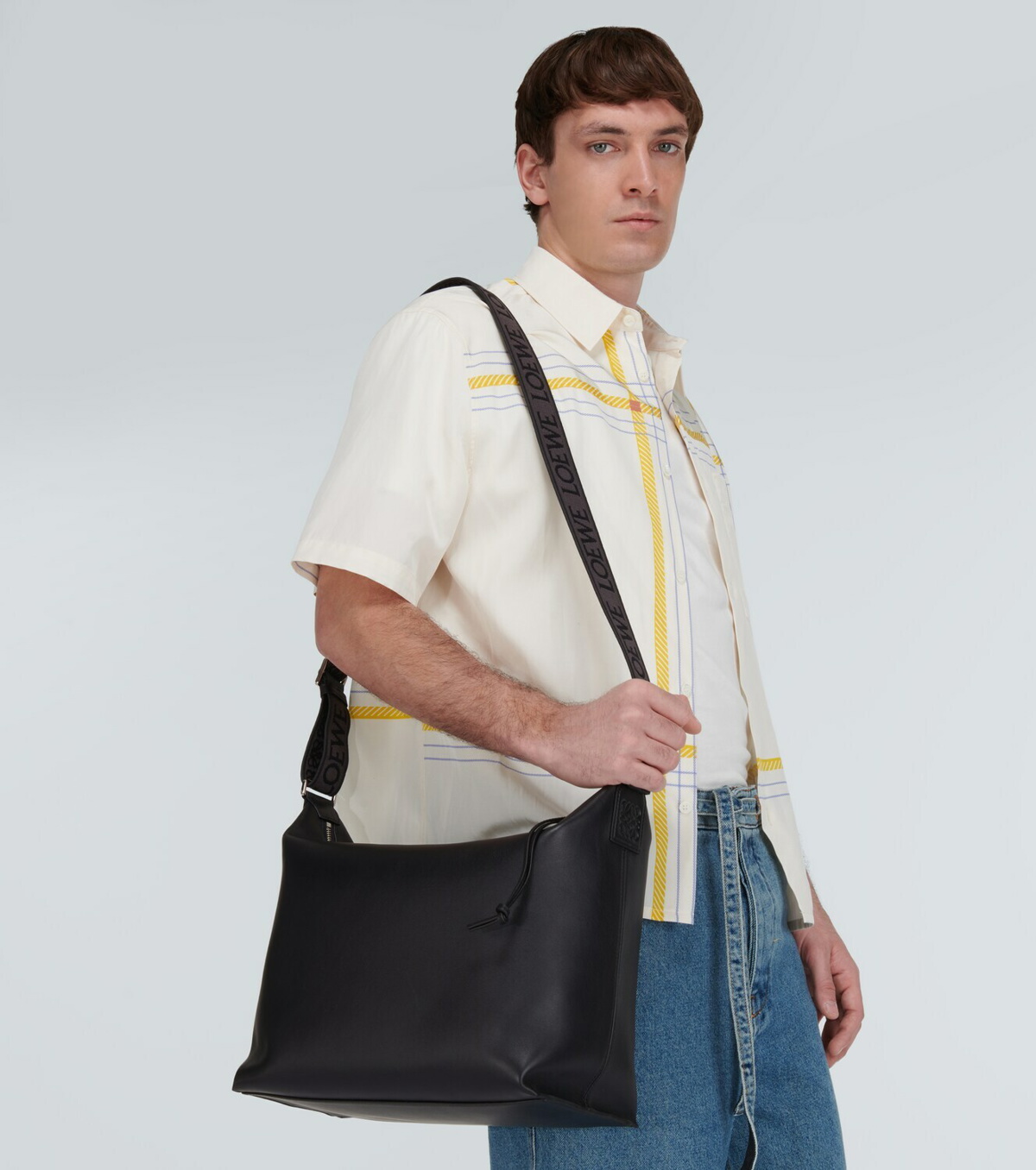 Loewe Men's Cubi Small Crossbody Bag