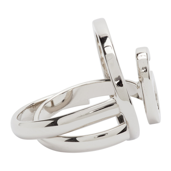 Mm6 Rings Set MM6 Maison Margiela Silver 6 Ring Set MM6 Maison Margiela