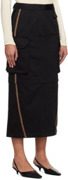 Kijun Black Joel Maxi Skirt