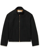 Agnona - Padded Textured Cashmere-Blend Jacket - Black