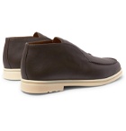 Loro Piana - Open Walk Leather Boots - Brown