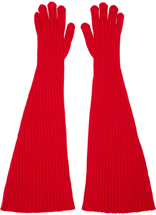 Photo: The Row Red Fergie Gloves