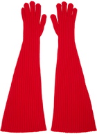 The Row Red Fergie Gloves