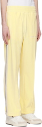 Palm Angels Yellow Pinched Track Pants