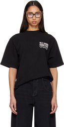 WILLY CHAVARRIA Black 'Fashion Services' Standard T-shirt