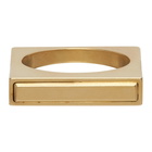 Maison Margiela Gold Square Ring