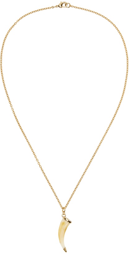 Photo: A.P.C. Gold Roadie Necklace