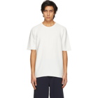 CFCL White Garter Half Sleeve T-Shirt