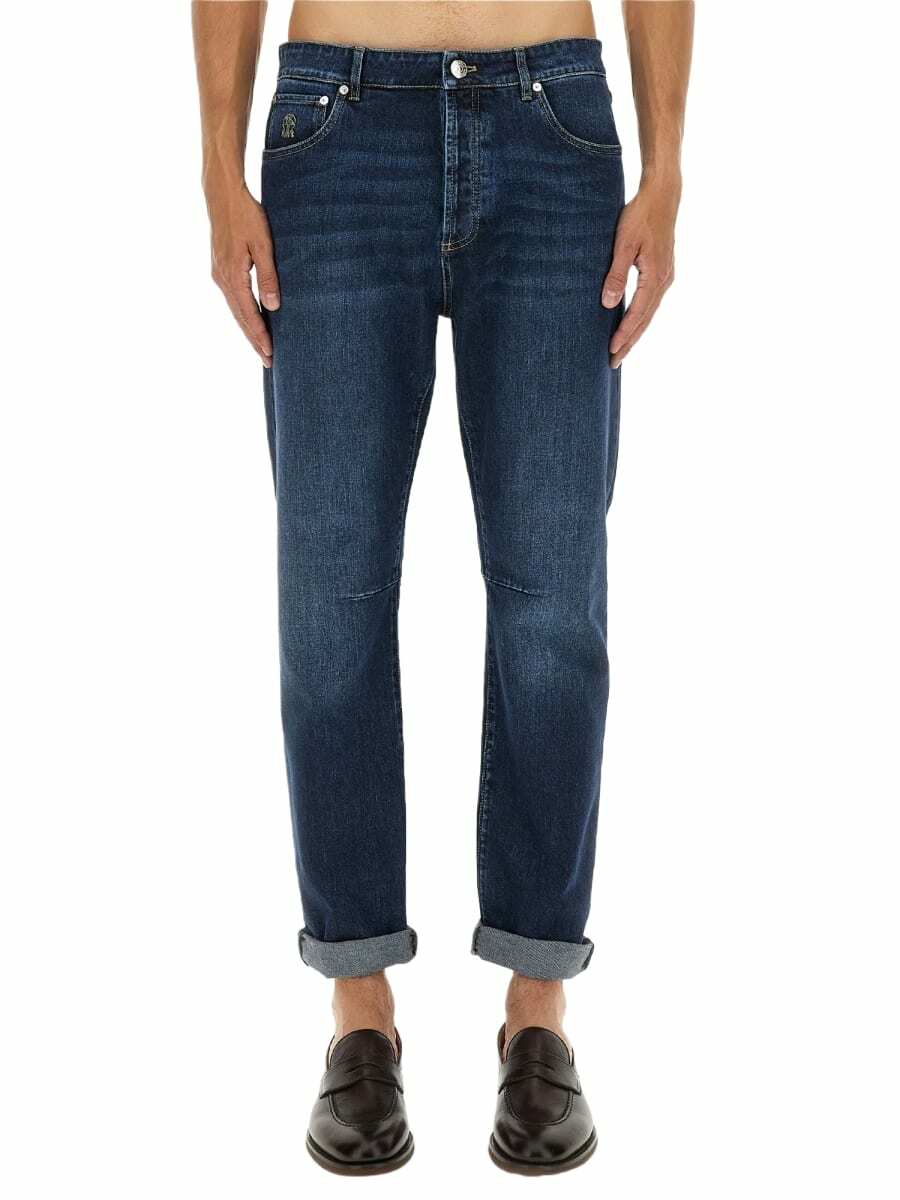 Brunello Cucinelli - Slim-Fit Denim Jeans - Men - Gray