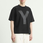 YMC Men's Triple Y Print T-Shirt in Black