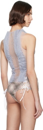 Collina Strada Blue Dandelion Tank Top