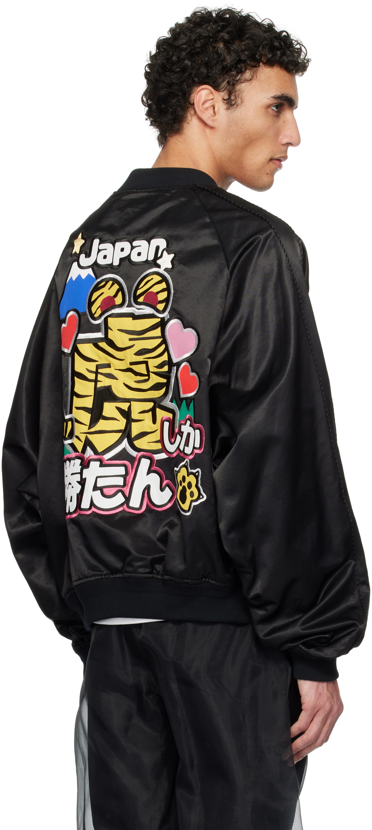 doublet Black Tiger Fan-Service Souvenir Bomber Jacket