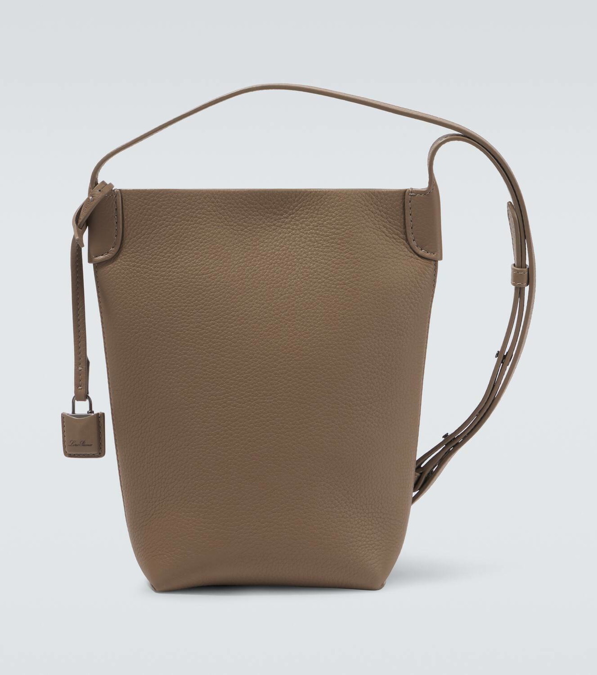 Loro Piana Bale leather phone pouch