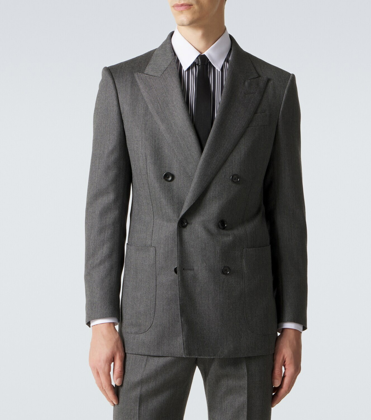 Tom Ford Mouliné wool twill blazer