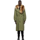 Mr and Mrs Italy Khaki Nick Wooster Edition Trench Coat