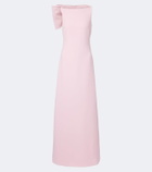 Safiyaa Mallory crêpe gown
