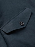 Valstar - Convertible-Collar Linen Jacket - Blue
