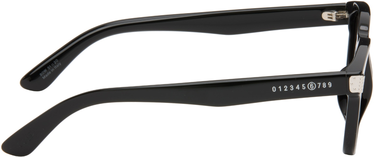 MM6 Maison Margiela Black 17 Sunglasses