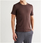 TOM FORD - Slim-Fit Mélange Stretch-Cotton Jersey T-Shirt - Brown