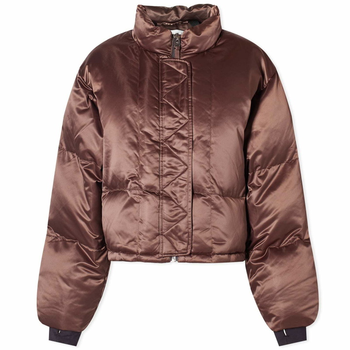 Photo: Shoreditch Ski Club Women's Roux Puffer Jacket in Bitter Chocolate Brown